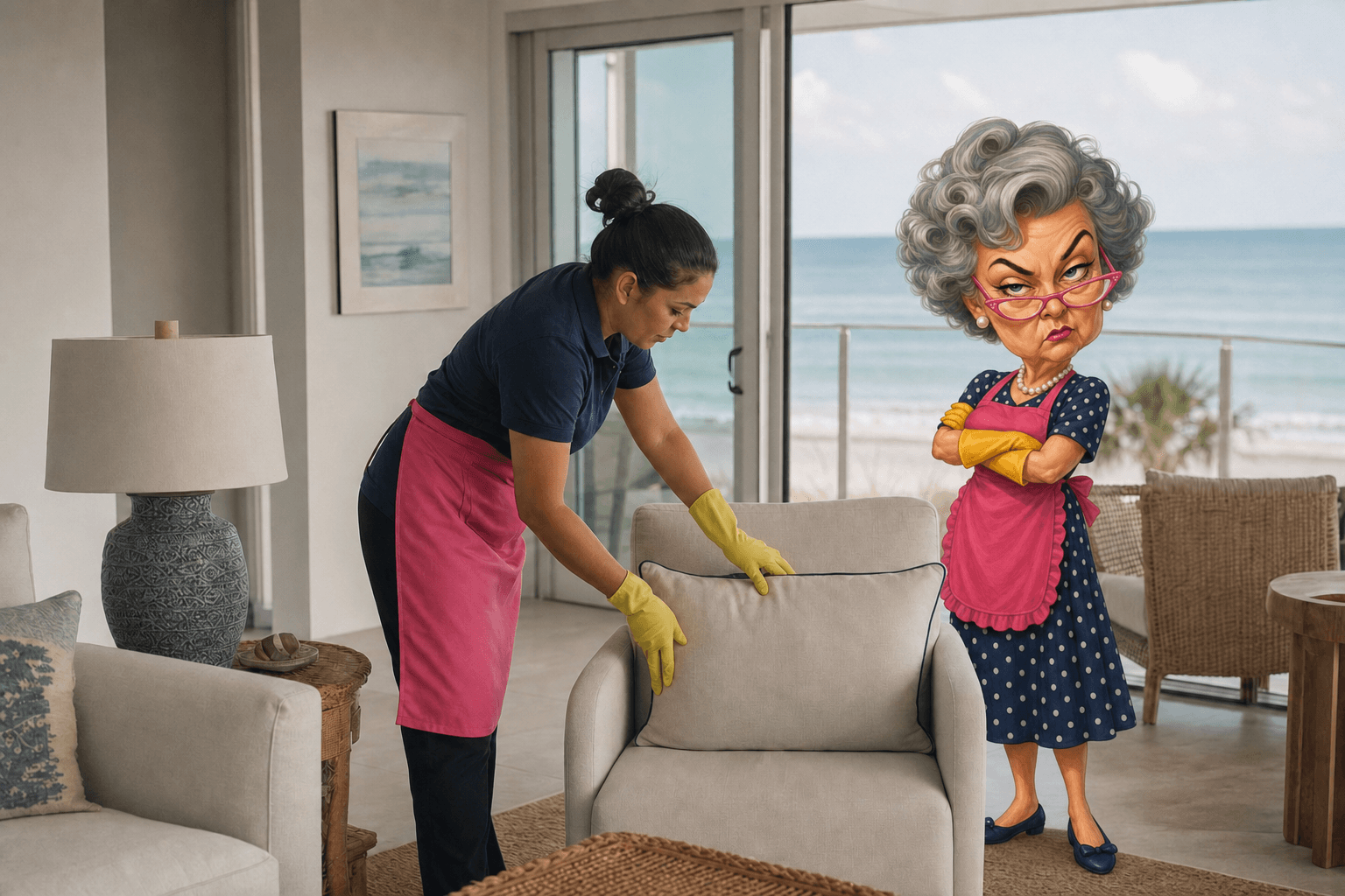 House cleaning in Destin, FL: a bright, tidy Florida Panhandle home