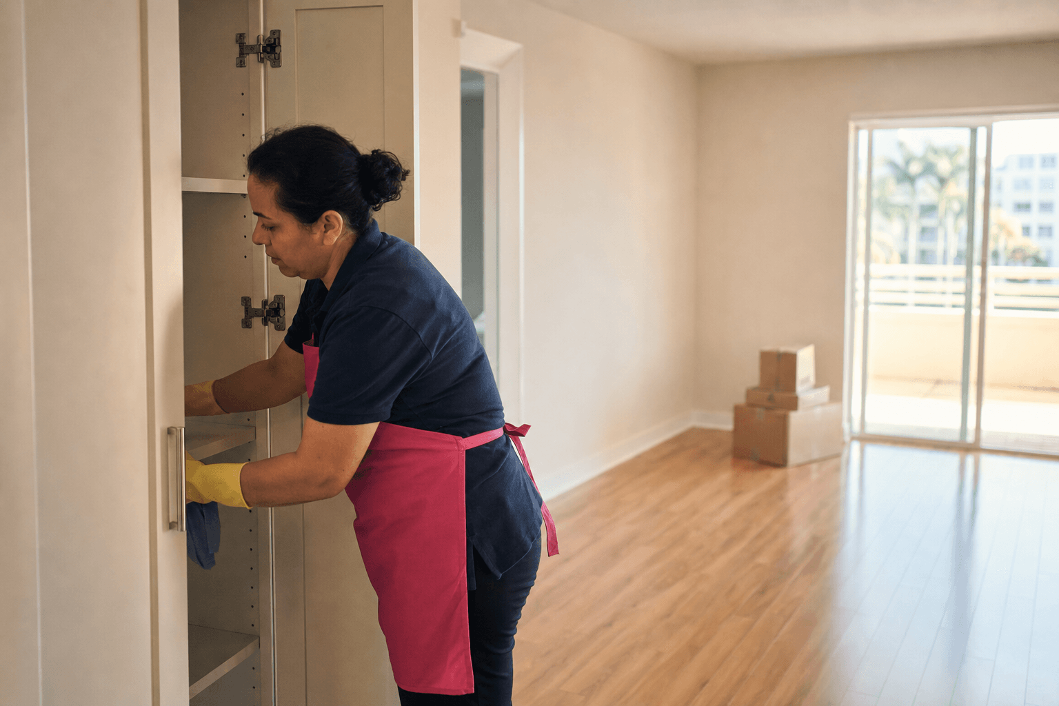 Move-In / Move-Out Cleaning in a real home