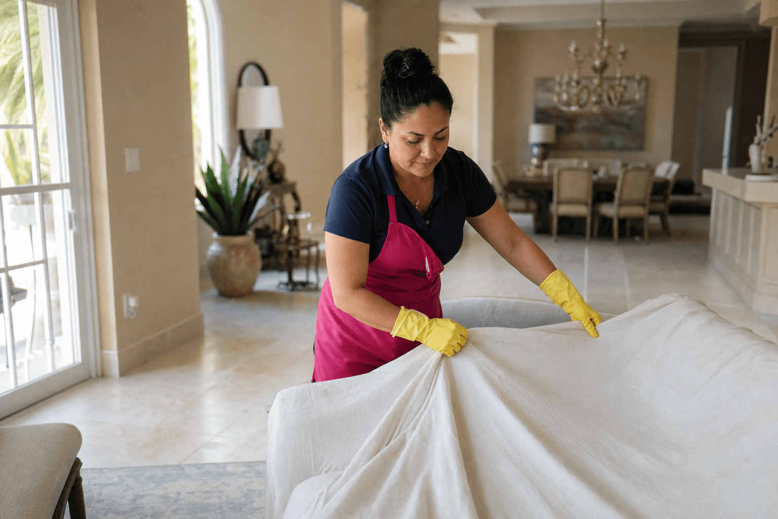 A bright, spotless home after a snowbird care