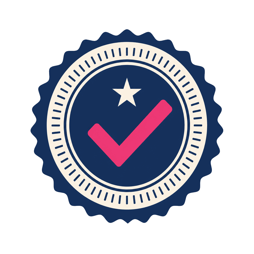 M.I.L. Approved Cleaners seal of inspection