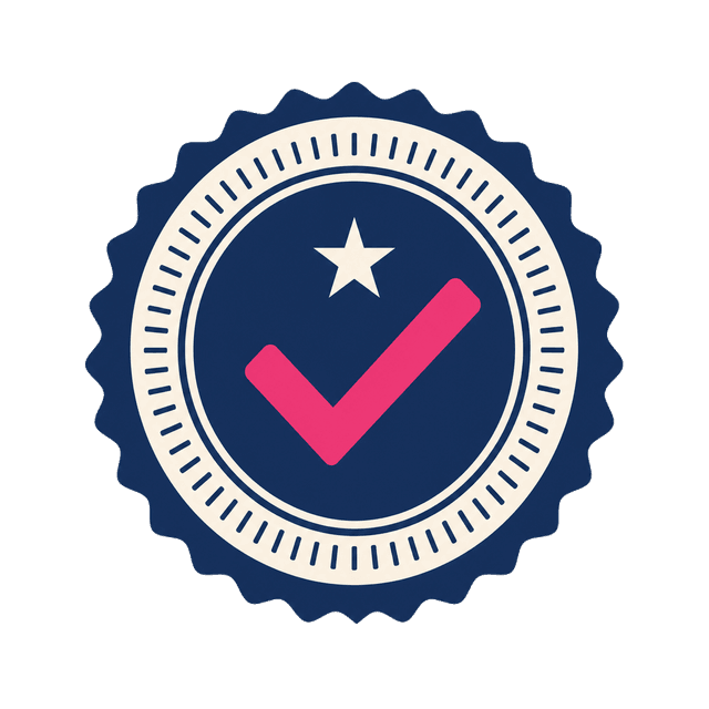 MIL Approved Cleaners seal of inspection