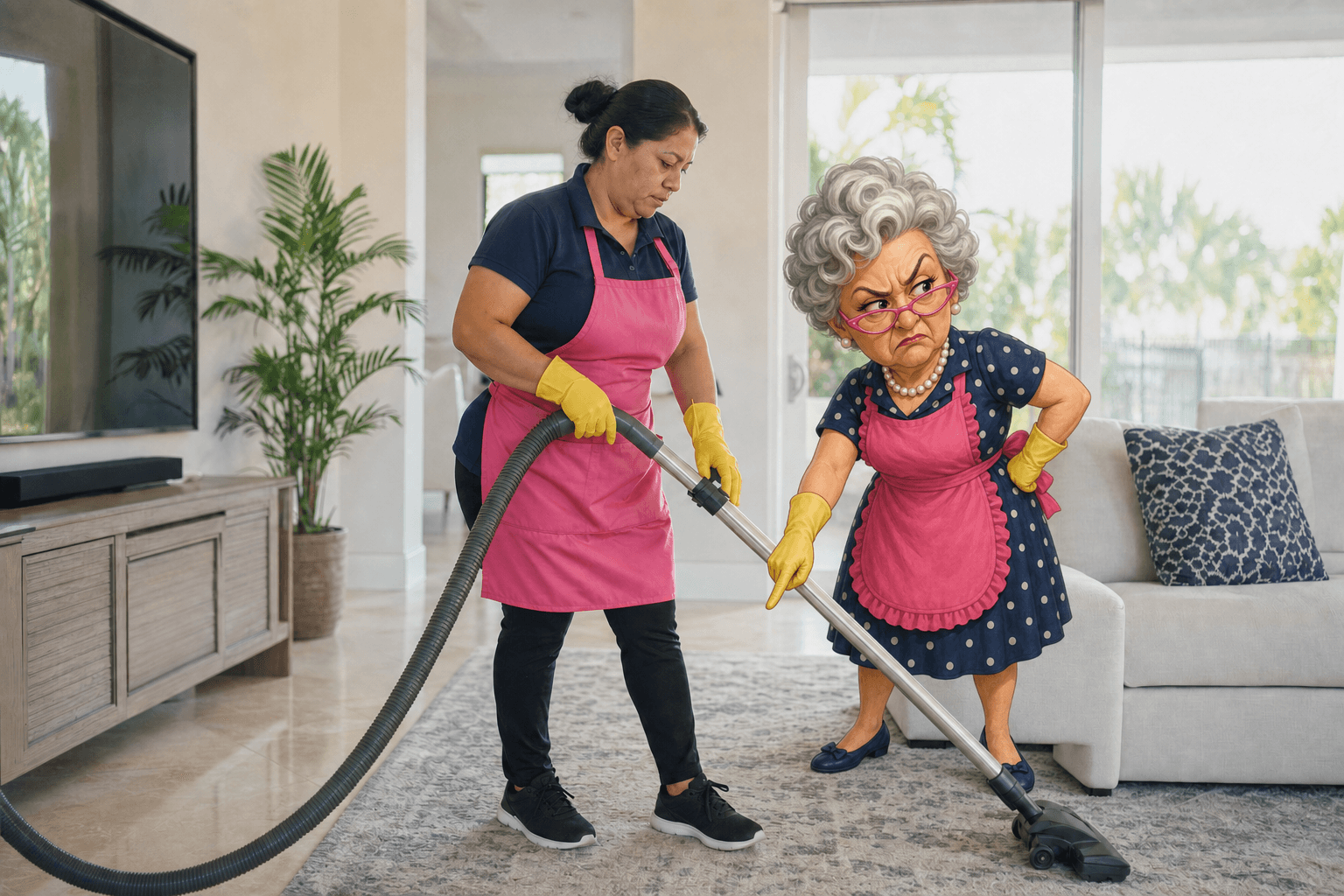 A bright, spotless home after a recurring cleaning
