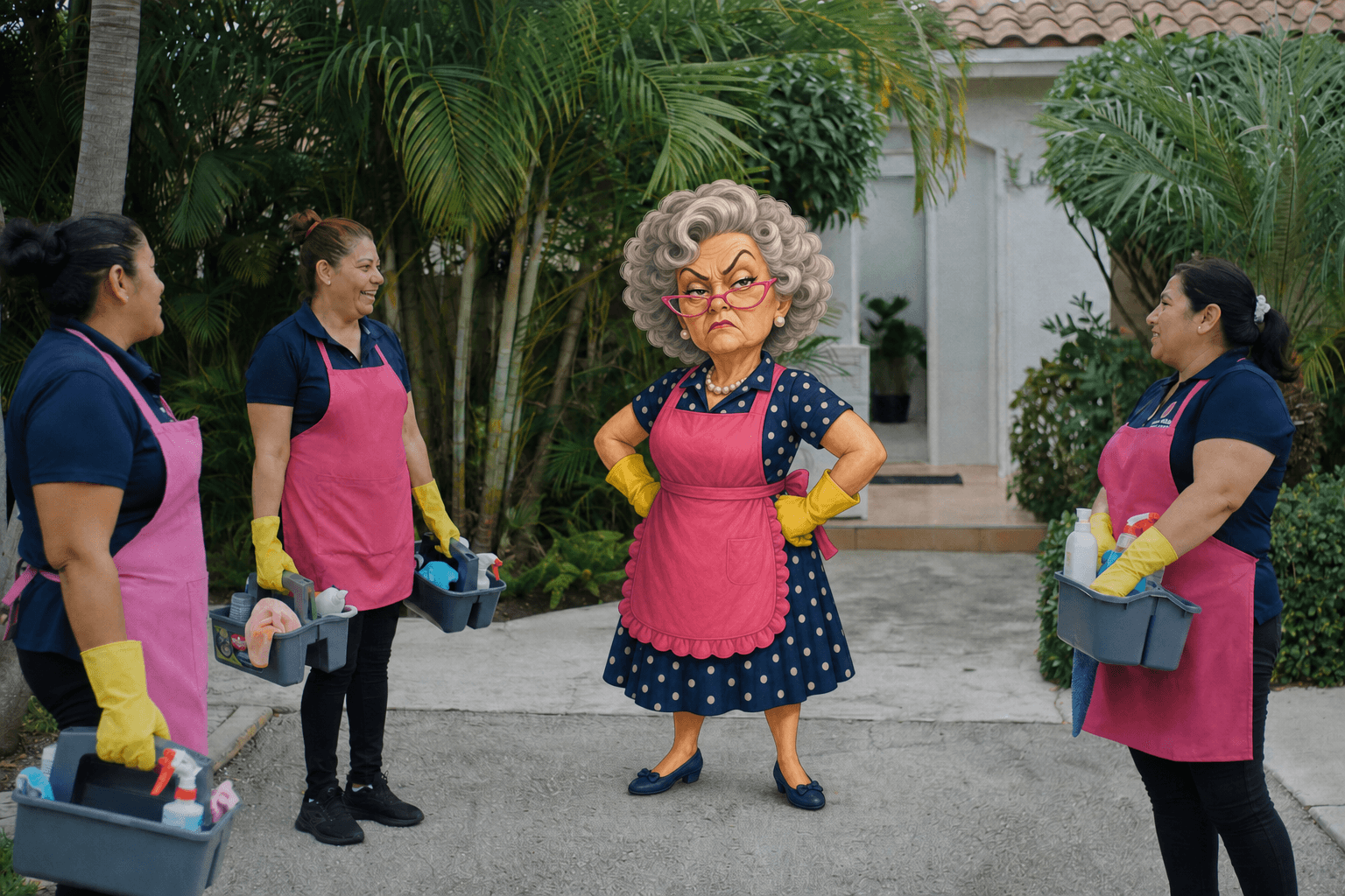 A MIL Cleaners owner leading a vetted crew on the job