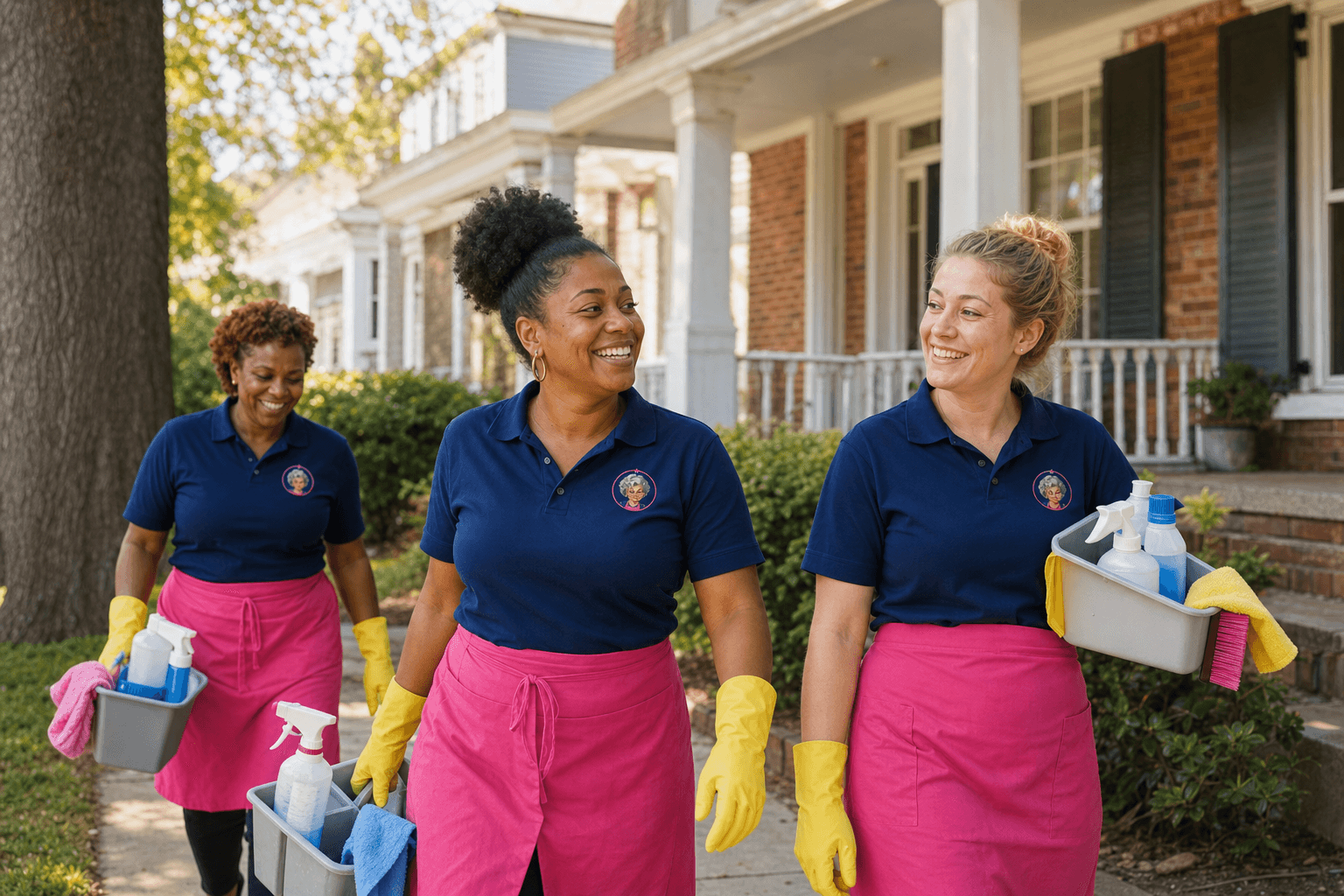 A M.I.L. Cleaners crew ready to clean a home in Memphis, TN